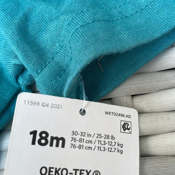 NWT- Carter's Baby Boys Shark Romper Size 18M - Picture 6 of 11